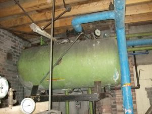 boiler with asbestos